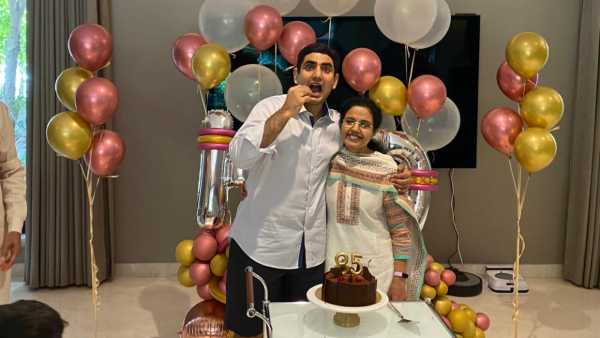 Nara Lokesh celebtrates Mother’s Day 2021 along with his mom Bhuvaneshwari Nara Lokesh celebtrates Mother’s Day 2021 along with his mom Bhuvaneshwari