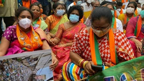 నాలలు పునరుద్దరించాలి.. అక్రమకట్టడాలు కూల్చాలన్న నగర బీజేపి నాయకులు..