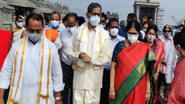 cji nv ramana praises yadadri temple reconstruction cji nv ramana praises yadadri temple reconstruction