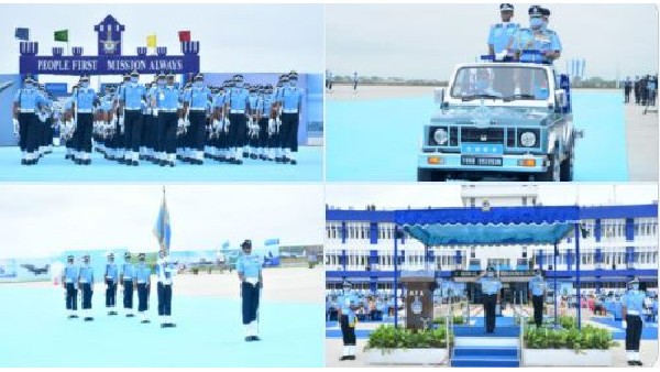 Hyderabad: Air Chief Marshal RKS Bhadauria participated in Combined Graduate passing out Parade. Hyderabad: Air Chief Marshal RKS Bhadauria participated in Combined Graduate passing out Parade.