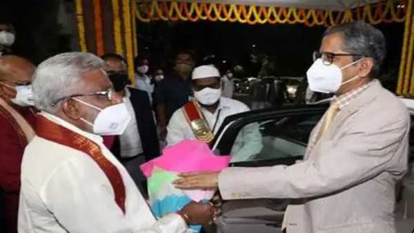 CJI NV Ramana along with family offered prayers at the Lord Venkateswara temple at Tirumala CJI NV Ramana along with family offered prayers at the Lord Venkateswara temple at Tirumala