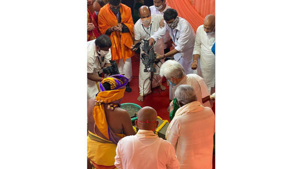 J&K LG Manoj Sinha perform Bhoomi Pujan for Lord Venkateswara Temple in Jammu by TTD J&K LG Manoj Sinha perform Bhoomi Pujan for Lord Venkateswara Temple in Jammu by TTD