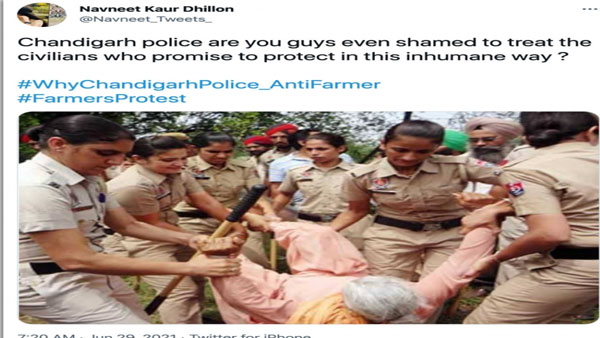 fact check police arrests a woman farmer in inhumane way fact check police arrests a woman farmer in inhumane way