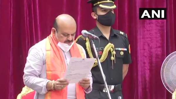 basavaraj bommai taken oath as karnatakas 23rd chief minister, chance for three deputy cms basavaraj bommai taken oath as karnatakas 23rd chief minister, chance for three deputy cms