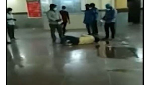 A coronavirus patient commits suicide, jumping from MGM hospital in Warangal. A coronavirus patient commits suicide, jumping from MGM hospital in Warangal.