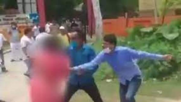 An IAS officer was caught on camera chasing down a TV reporter and beating him in UP An IAS officer was caught on camera chasing down a TV reporter and beating him in UP