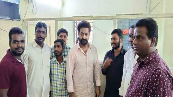 Land registration: jr ntr spotted at shankarpally mro office. Land registration: jr ntr spotted at shankarpally mro office.