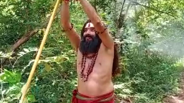 YSRCP MLA Karanam Dharmasri shoots for a film, plays a role of a Muni YSRCP MLA Karanam Dharmasri shoots for a film, plays a role of a Muni