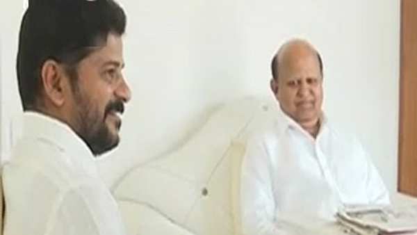tpcc chief revanth reddy meet with tdp leader devender goud tpcc chief revanth reddy meet with tdp leader devender goud