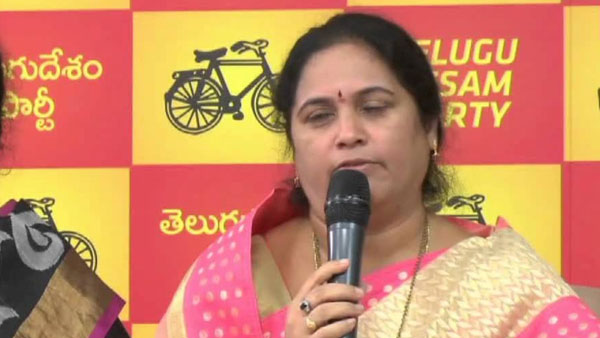 shock to tdp ex mla shobha hymavathi quits party shock to tdp ex mla shobha hymavathi quits party