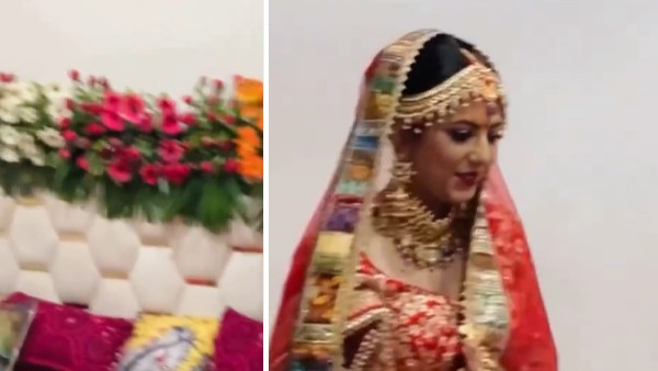 unexpected reaction from a newly wed bride after entering into first night room unexpected reaction from a newly wed bride after entering into first night room