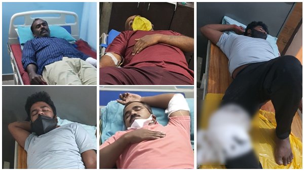 బ్యాంకులో భార్య కళ్ల ముందే దారుణ హత్య