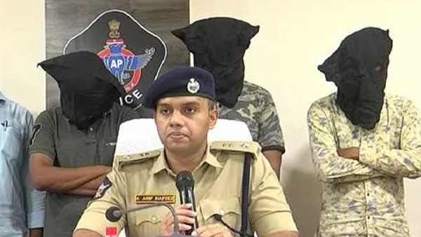 Synthetic drugs: three b tech students arrest in guntur Synthetic drugs: three b tech students arrest in guntur