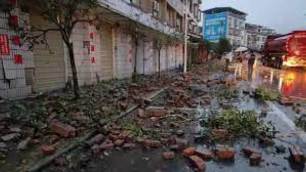 An earthquake of magnitude 6 jolted Luxian County of southwest Chinas Sichuan province An earthquake of magnitude 6 jolted Luxian County of southwest Chinas Sichuan province