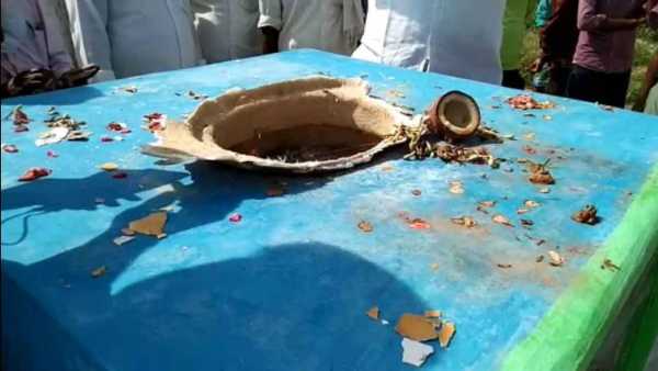కుప్పం నియోజకవర్గంలో వైఎస్సార్ విగ్రహం ధ్వంసం