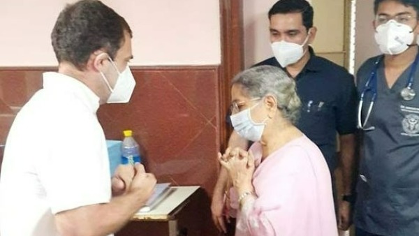 Rahul Gandhi visits former PM Manmohan Singh at AIIMS. Rahul Gandhi visits former PM Manmohan Singh at AIIMS.