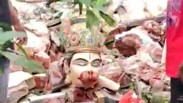 Fact Check : ap government clarified on pathapatnam nilamani durga ammavari temple demolition Fact Check : ap government clarified on pathapatnam nilamani durga ammavari temple demolition