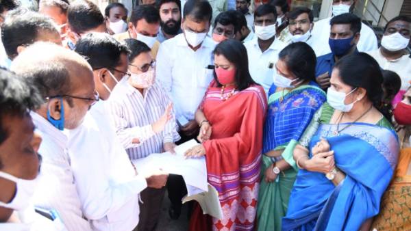 City dwellers looking hell with the narrow road.!Mayor will work for the width of the road.! City dwellers looking hell with the narrow road.!Mayor will work for the width of the road.!