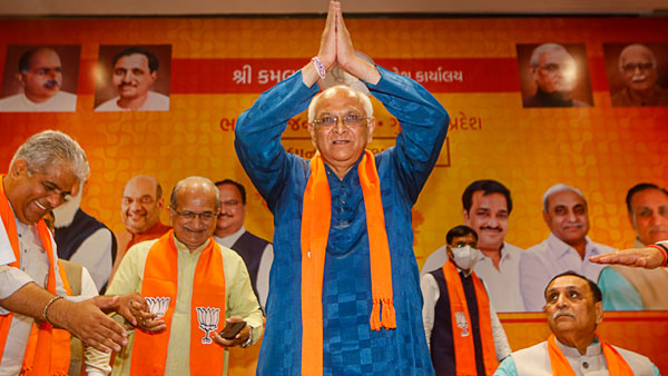 గుజరాత్ సీఎంగా భూపేంద్ర పటేల్