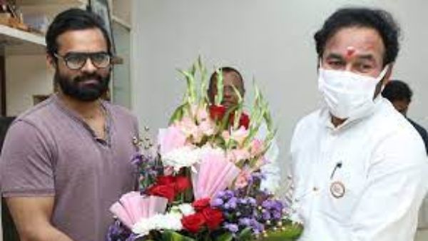 central minister kishan reddy calls sai dharam teja central minister kishan reddy calls sai dharam teja