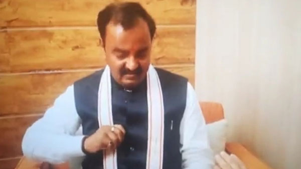 bbc reveals how bjp leader keshav prasad maurya behaved with interviewer, pulling mask, warning bbc reveals how bjp leader keshav prasad maurya behaved with interviewer, pulling mask, warning