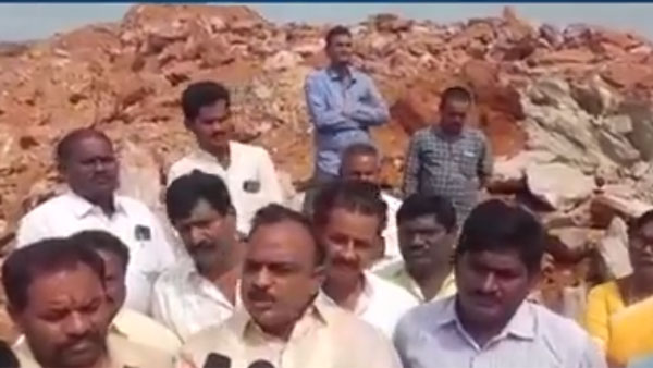 మైనింగ్ జరుగుతున్న అనేక ప్రాంతాలలో పర్యటించిన టీడీపీ నేతల బృందం