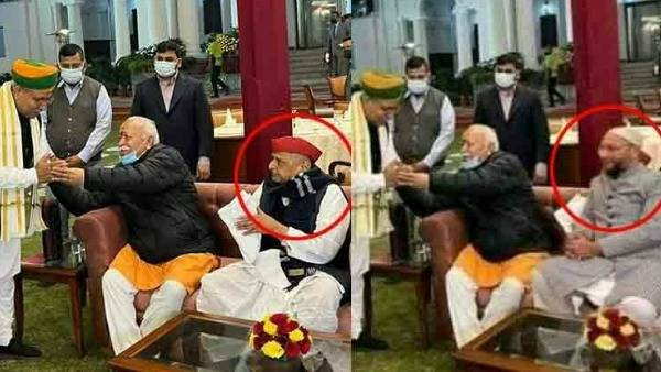 owaisi and bhagath sit beside owaisi and bhagath sit beside