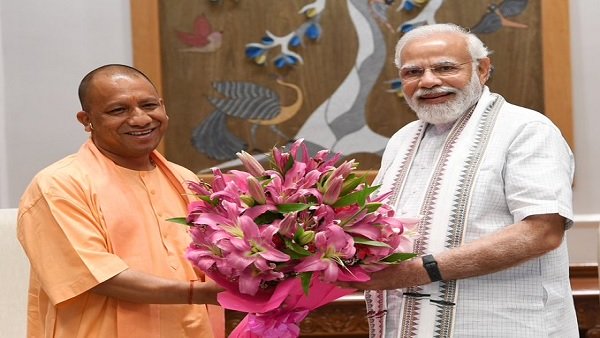 Yogi Adityanath Meets PM Modi In Delhi, Discusses Govt Formation In UP Yogi Adityanath Meets PM Modi In Delhi, Discusses Govt Formation In UP