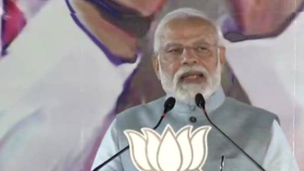 pm modi lauds bjp victory in uttar pradesh, addressed party workers in delhi headqwarters pm modi lauds bjp victory in uttar pradesh, addressed party workers in delhi headqwarters