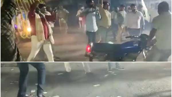 కరెన్సీ వెదజల్లుతూ.. వీడియో వైరల్