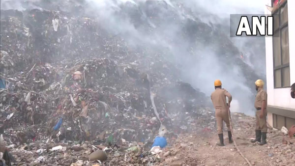 three fire break outs in delhi yesterday including bhalswa landfill site three fire break outs in delhi yesterday including bhalswa landfill site