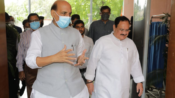 Presidential Election 2022: bjp leaders JP Nadda, Rajnath Singh To Consult Various Parties To Reach Consensus. Presidential Election 2022: bjp leaders JP Nadda, Rajnath Singh To Consult Various Parties To Reach Consensus.