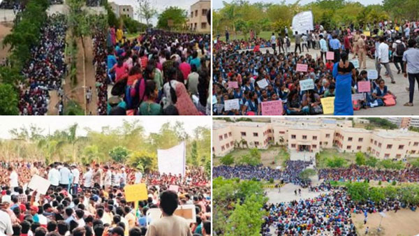 OU Professor Satish kumar appointed as basra iiit director: students protest continues OU Professor Satish kumar appointed as basra iiit director: students protest continues