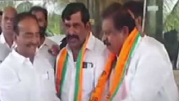 టీఆర్ఎస్‌కు షాక్: ఈటల రాజేందర్ సమక్షంలో బీజేపీలో చేరిన తాడురి వెంకటరెడ్డి