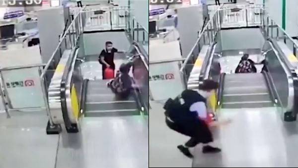 మల్టీప్లెక్స్‌లో వేగంగా కదిలిన ఎస్కలేటర్.. ‘గాంధీ’ మూవీకి వెళ్లిన విద్యార్థులకు గాయాలు