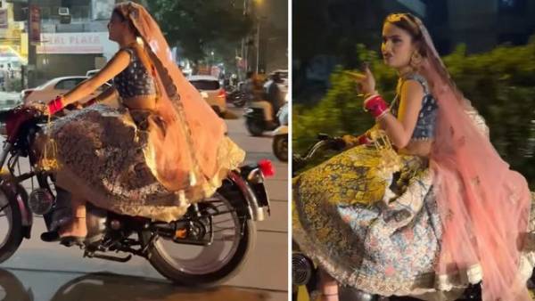 Viral Video: బుల్లెట్ బండెక్కి వచ్చేతపా అంటున్న పెళ్లికూతురు..