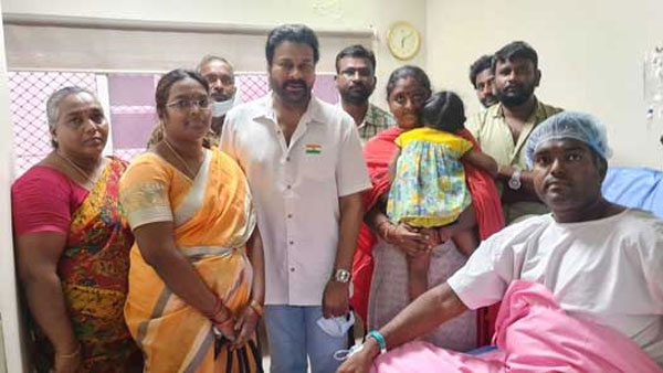 హైదరాబాద్ ఆస్పత్రిలో చేర్పించి