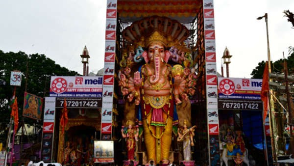 khairatabad ganesh2022: 50అడుగుల ఎత్తులో ఖైరతాబాద్ పంచముఖ గణనాథుడు; 68ఏళ్ళలో తొలిసారి.. ప్రత్యేకతలివే!!