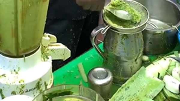 Viral video:చవకకే జ్యూస్.. షుగర్ కంట్రోల్ అవుతుందట.. ఎక్కడ అంటే..?