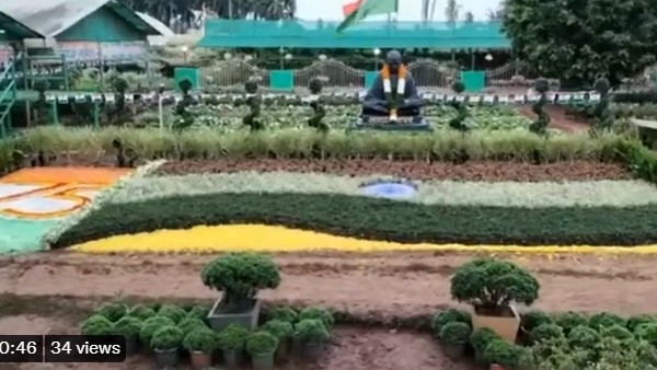 కడియం నర్సరీలలో మొక్కలతో అద్భుతంగా స్వాతంత్ర్య భారతం