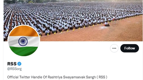 RSS social media accounts new profile pic is national flag-pm modis call honoured RSS social media accounts new profile pic is national flag-pm modis call honoured