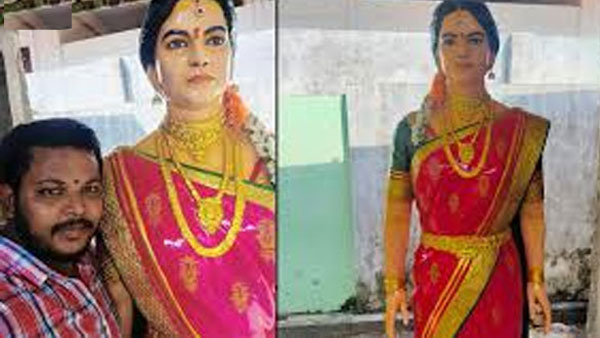 రాఖీ పండుగ నాడు సోదరి విగ్రహాన్ని ఆవిష్కరించిన సోదరుడు