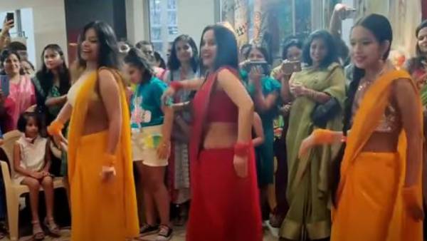 Viral Video: ఊ అంటావా పాటకు కిర్రాక్ స్టెప్పులేసిన మహిళలు.. చూస్తే మతిపోవాల్సిందే..