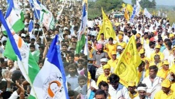 టీడీపీ వాళ్లు అడ్డొస్తే పొక్లెయిన్ తో తొక్కించేయండి... వైసీపీ నాయకుల దౌర్జన్యం... మీసం మెలేసిన సీఐ