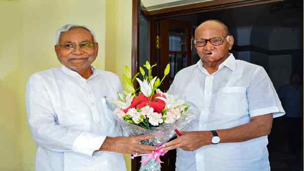 థర్డ్ కాదు, మెయిన్ ఫ్రంటే..: బీజేపీని ఢీకొట్టడమే లక్ష్యం, శరద్ పవార్‌తో నితీష్ కుమార్ భేటీ