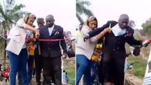 Viral video:హవ్వా..ప్రారంభించే ముందే కూలిన వంతెన, ఎక్కడంటే.?