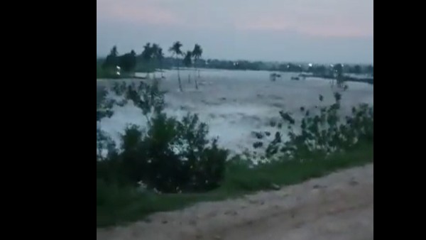 నాగార్జున సాగర్ ఎడమకాలువకు గండి.. ఆ గ్రామాల్లో ముంచెత్తిన వరద; అపార పంటనష్టం!!