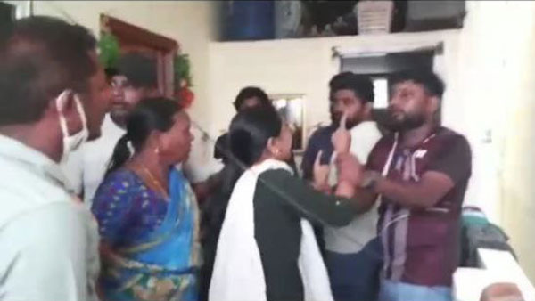 భర్త చేసిన పాడుపని.. ఇజ్జత్ తీసిన భార్యామణి: వీడియో వైరల్!!