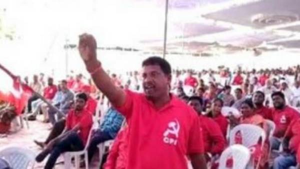 The communist leader questioned the previous TRS candidate Kusukuntla Prabhakar Reddy The communist leader questioned the previous TRS candidate Kusukuntla Prabhakar Reddy