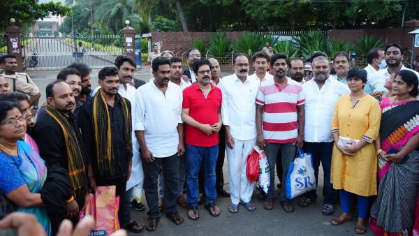 9 janasena leaders arrested for attack on ysrcp minsiters released today from vizag jail 9 janasena leaders arrested for attack on ysrcp minsiters released today from vizag jail